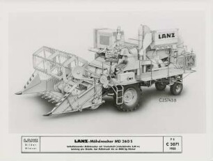Mähdrescher "MD 260 S" der Heinrich Lanz AG