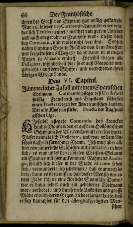 Das VI. Capitul.