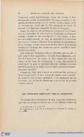VI. Les vêtements impériaux dans le cérémonial