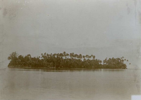 "Reef island near Vaihiria, Tahiti"