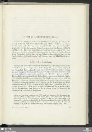 IV. Form Und Inhalt Der Amtsgewalt