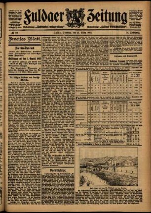 Zweite Ausgabe vom Dienstag, den 21. März 1905.