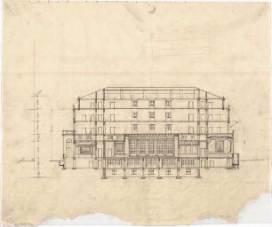 Billing, Hermann; Bochum (Nordrhein-Westfalen); Hotel Bochum - Querschnitt