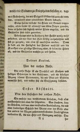 Drittes Kapitel. Von der rothen Ruhr.