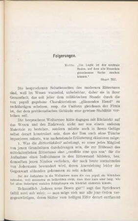 Folgerungen.