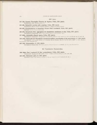 III. Französische Handschriften.