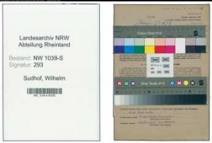 Entnazifizierung Wilhelm Sudhof , geb. 12.02.1892 (Arbeiter)