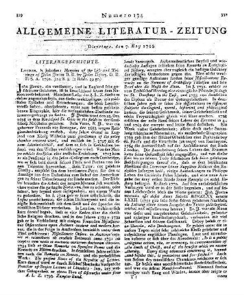 Disney, John: Memoirs of the life and writings of John Jortin, D.D. - London : printed for J. Johnson, 1792