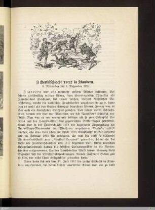 f) Herbstschlacht 1917 in Flandern