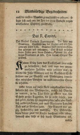Das II. Capitel. Des Kaysers Samuels Regierungsart. [...]