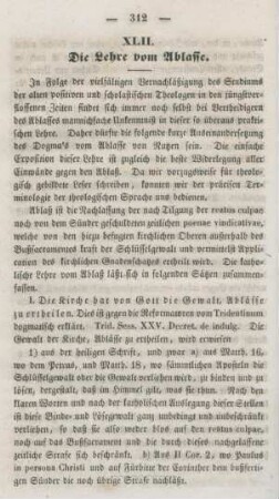 312-329 Die Lehre vom Ablasse
