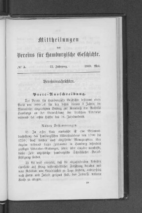 No. 5, 1889. Mai.