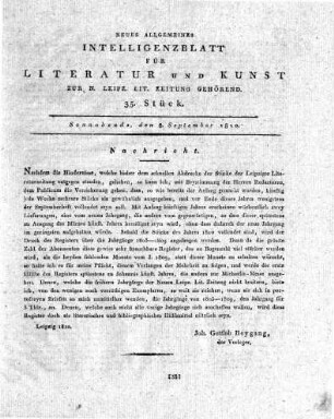 1810-09-08 : 35. Stück