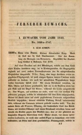 Neu erworbene antike Denkmäler des Königlichen Museums zu Berlin, 3. (1846). - VI, 104 S. : 2 Ill.