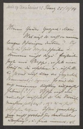 Brief an Marie von Bülow : 25.11.1894