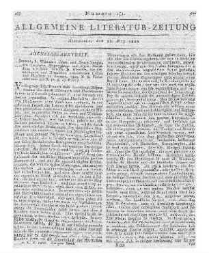Heineken, J.: Ideen und Beobachtungen den thierischen Magnetismus und dessen Anwendung betreffend. Bremen: Wilmans 1800