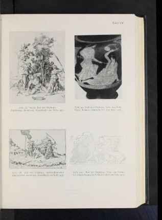 Abb. 97. Dürer, Tod des Orpheus, Zeichnung, Hamburg, Kunsthalle (zu Seite 445).