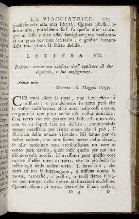Lettera VII.