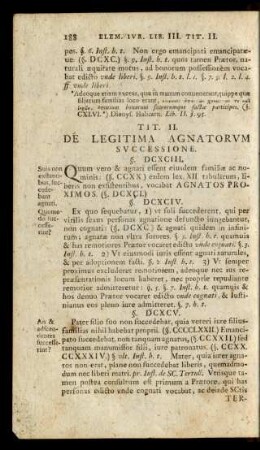 Tit. II. De Legitima Agnatorum Successione