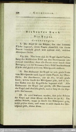 Siebentes Buch. Die Kugel