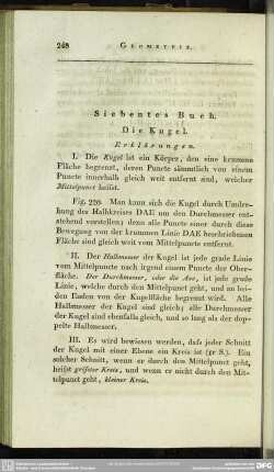 Siebentes Buch. Die Kugel