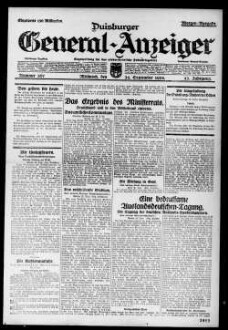 Duisburger General-Anzeiger. 1914-1935