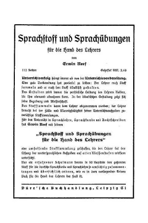 Anzeigen : Dür?sche Buchhandlung