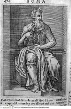 Ritratto di Roma moderna., Seite 478: Mosesstatue