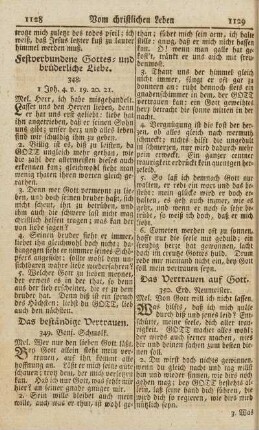 Das beständige Vertrauen