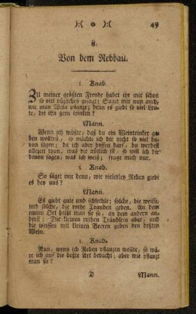 8. Von dem Rebbau.