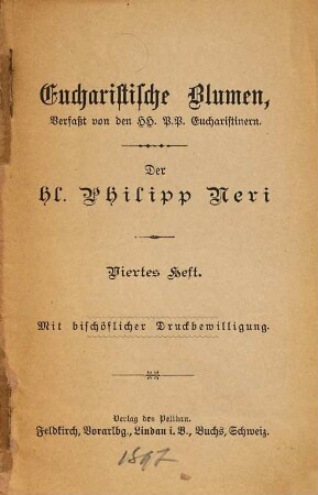 Eucharistische Blumen, 4