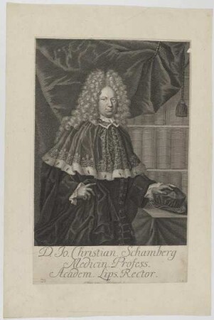 Bildnis des Jo. Christian Schamberg