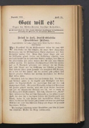 Dezember 1912. N° 12