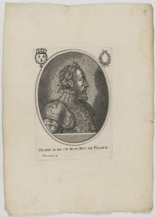 Bildnis des Henry II., König von Frankreich