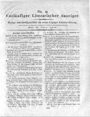 1806-07-26 : 25. Stück