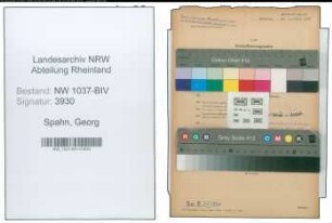 Entnazifizierung Georg Spahn , geb. 04.08.1905 (Kohlenhaendler)