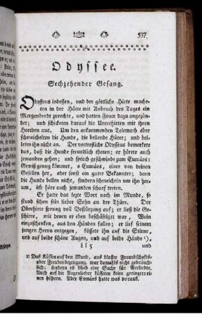 Odyssee. Sechzehender Gesang.