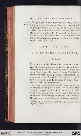 (Lettre CXLI - CL)