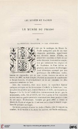3. Pér. 8.1892: Le Musée du Prado, 2, La peinture italienne - les vénitiens : les musées de Madrid