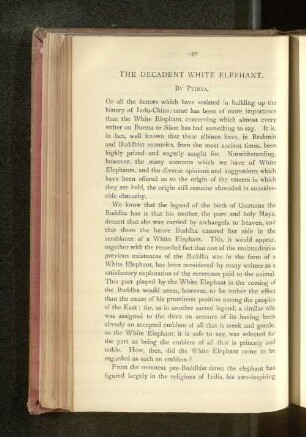 The Decadent White Elephant.