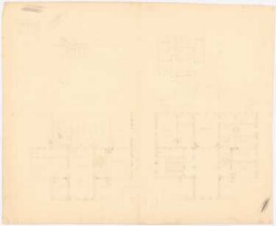 Villa: 2 Grundrisse