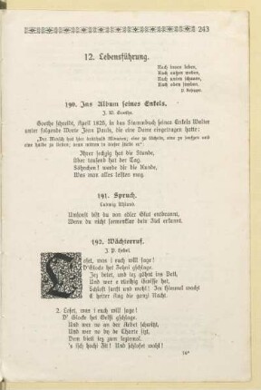 12. Lebensführung