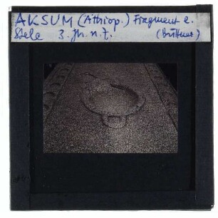 Aksum, unbekanntes Fragment