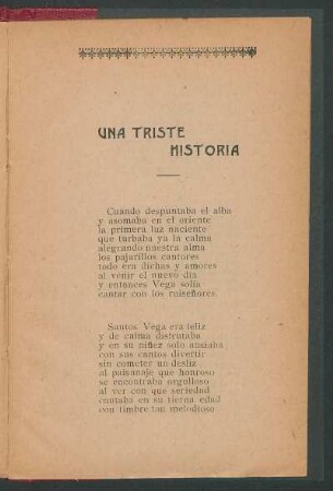 Una triste historia