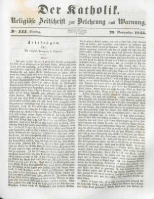 657-658 Zeitfragen : XLI. die religiöse Bewegung in England : Schluß