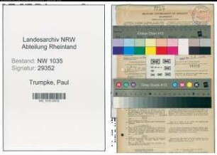 Entnazifizierung Paul Trumpke , geb. 04.07.1887 (Bergingenieur)