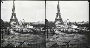 Paris. Abbau Weltausstellung 1900. Gesamtansicht Trocadéro