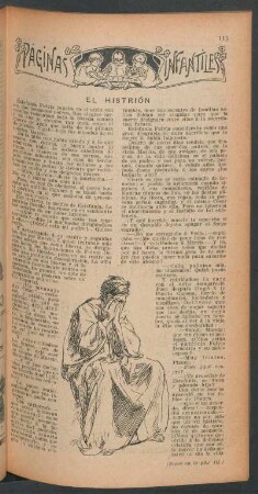 El histrión : Páginas infantiles
