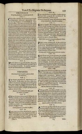 Periurus. - Publicatio.