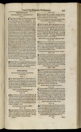 Periurus. - Publicatio.